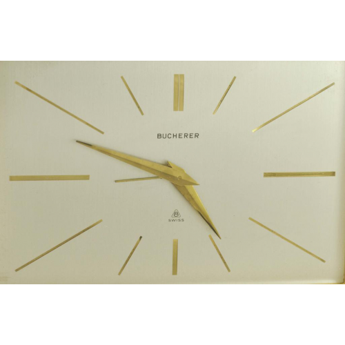 Настольные часы BUCHERER завод 8 дней Швейцария