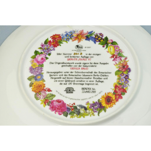 Настенная тарелка "Цветы" Hutschenreuther