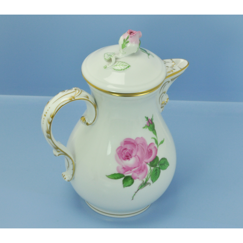 КОФЕЙНЫЙ СЕРВИЗ "Роза" фарфор Meissen ручная роспись КОФЕЙНЫЙ СЕРВИЗ "Роза" фарфор Meissen ручная роспись