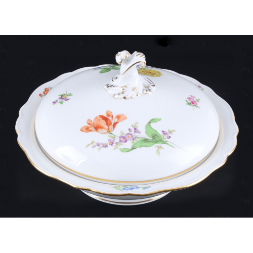 СТОЛОВЫЙ СЕРВИЗ "Цветы" фарфор Майсен Meissen