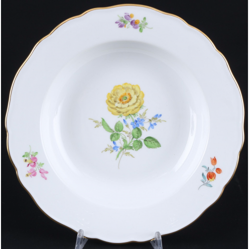СТОЛОВЫЙ СЕРВИЗ "Цветы" фарфор Майсен Meissen