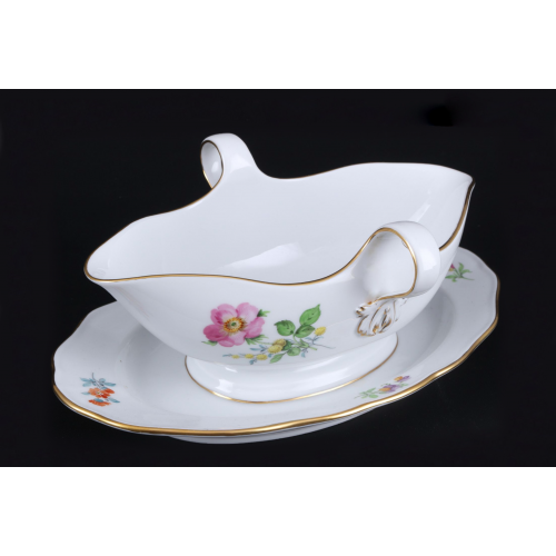 СТОЛОВЫЙ СЕРВИЗ "Цветы" фарфор Майсен Meissen
