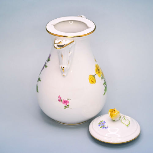 Кофейник Цветы фарфор Майсен Meissen Кофейник Цветы фарфор Майсен Meissen