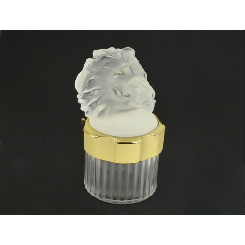 Коллекционный флакон Лев Lalique стекло Франция 