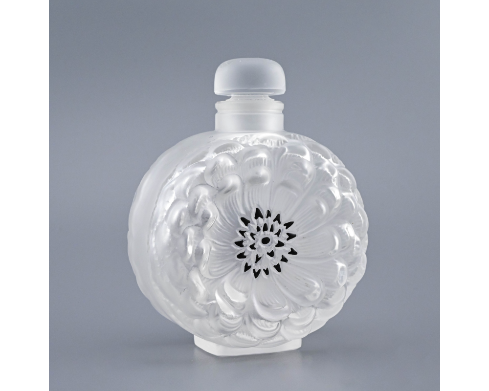 Коллекционный флакон стекло Lalique Георгины Коллекционный флакон стекло Lalique Георгины