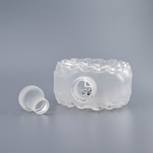 Коллекционный флакон стекло Lalique Георгины Коллекционный флакон стекло Lalique Георгины
