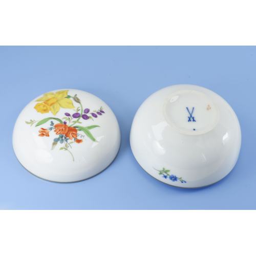 Шкатулка цветы фарфор Майсен Meissen Германия