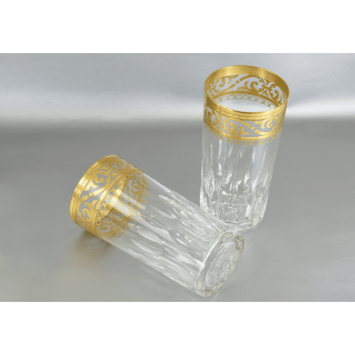 2 СТАКАНА для коктейля Saint Luois Stella Gold Франция