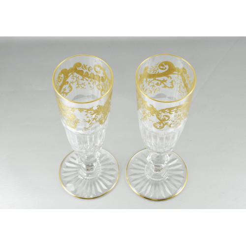 2 ФУЖЕРА для шампанского Saint Luois Trianon Gold Франция 2 ФУЖЕРА для шампанского Saint Luois Trianon Gold Франция