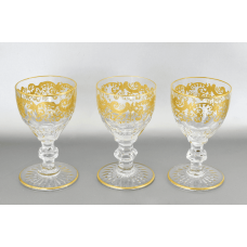 3 РЮМКИ Saint Louis Trianon Gold Франция