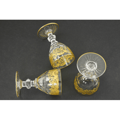 3 РЮМКИ Saint Louis Trianon Gold Франция