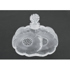 Коллекционный флакон стекло Lalique Георгины