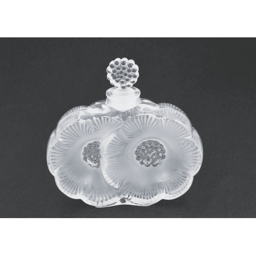 Коллекционный флакон стекло Lalique Георгины