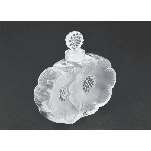 Коллекционный флакон стекло Lalique Георгины