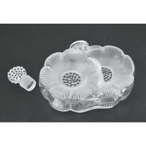 Коллекционный флакон стекло Lalique Георгины