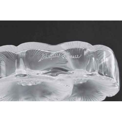 Коллекционный флакон стекло Lalique Георгины