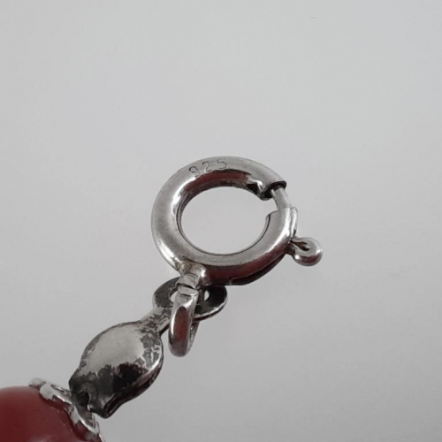 БРАСЛЕТ серебро серебро 925 пробы Кораллы