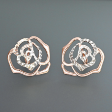 СЕРЬГИ серебро 925 проба позолота