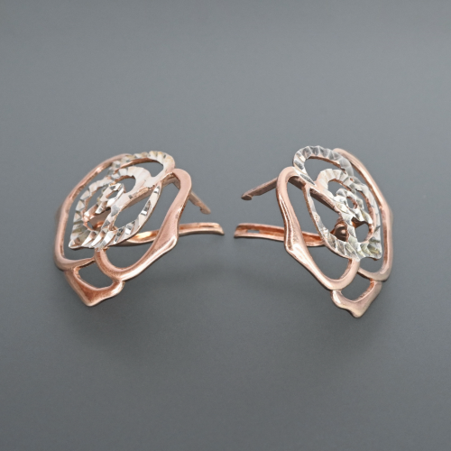 СЕРЬГИ серебро 925 проба позолота