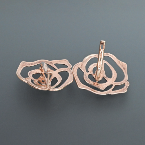 СЕРЬГИ серебро 925 проба позолота