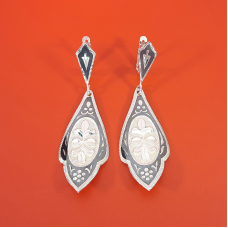 Серьги серебро 925 проба Кубачи