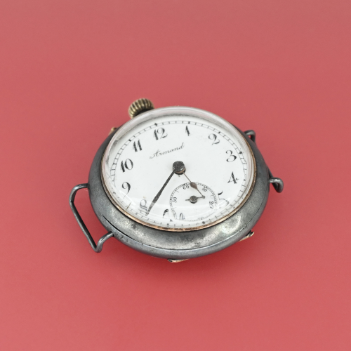 Старинные наручные часы Armand сталь Швейцария