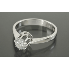 КОЛЬЦО золото 585 проба Бриллиант 0,52 ct 