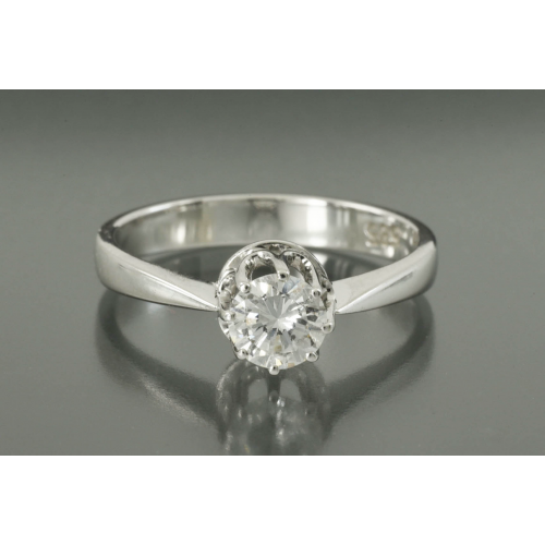 КОЛЬЦО золото 585 проба Бриллиант 0,52 ct 