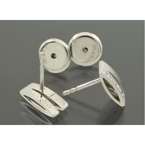 СЕРЬГИ платина 950 пробы Бриллианты