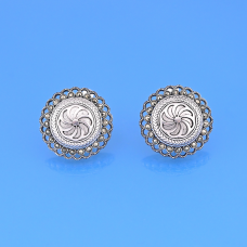 Серьги серебро 925 проба Марказиты