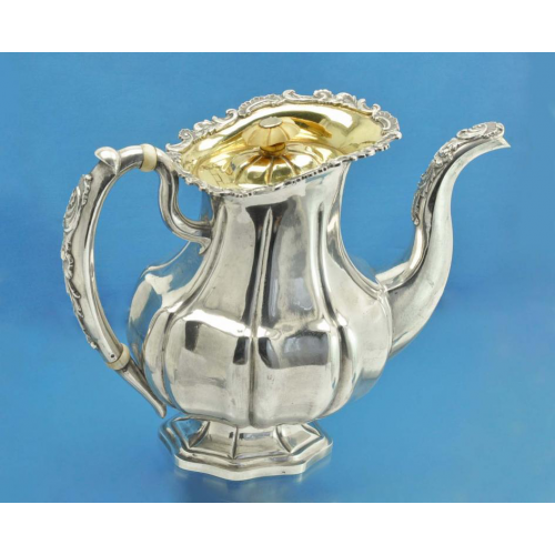Старинные ЧАЙНИК и КОФЕЙНИК серебро 84 пробы Россия