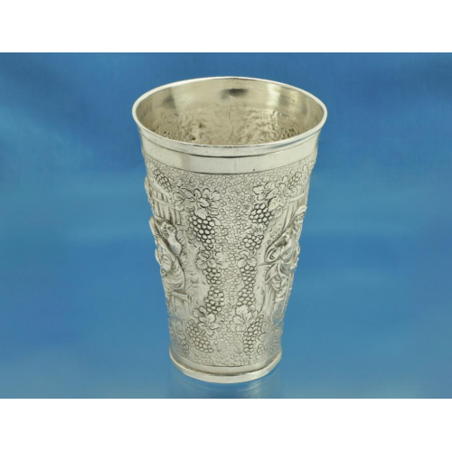Старинный стакан серебро 800 пробы Германия