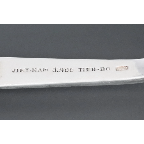 6 кофейных ложек серебро 900 проба Вьетнам 6 кофейных ложек серебро 900 проба Вьетнам