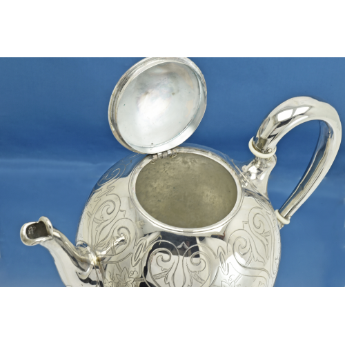 Старинный чайник серебро Германия