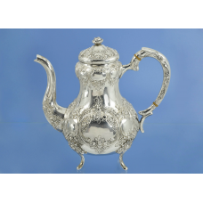 Старинный ЧАЙНИК серебро 800 пробы Германия