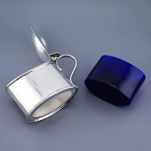 Старинная горчичница серебро Sterling Англия Старинная горчичница серебро Sterling Англия