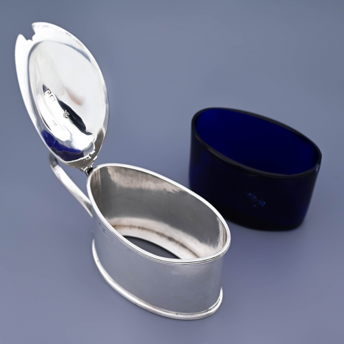 Старинная горчичница серебро Sterling Англия Старинная горчичница серебро Sterling Англия