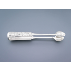 Щипцы для сахара серебро 84 проба Россия 1886