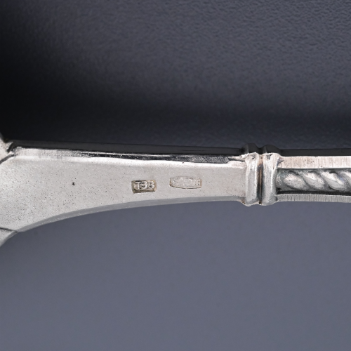 Ложка серебро 916 проба эмаль СССР
