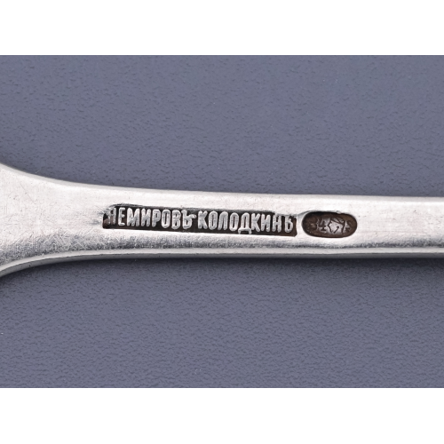 Чайные ложки серебро 84 проба Немиров-Колодкинъ