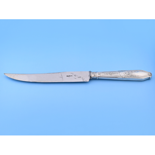 Нож серебро 950 проба сталь Франция XIX в