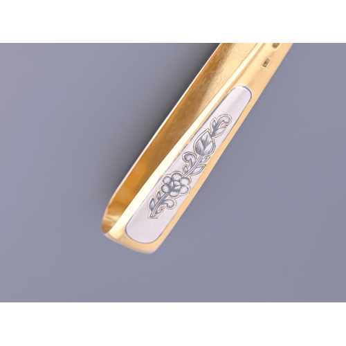 Щипцы серебро 875 проба Северная чернь СССР