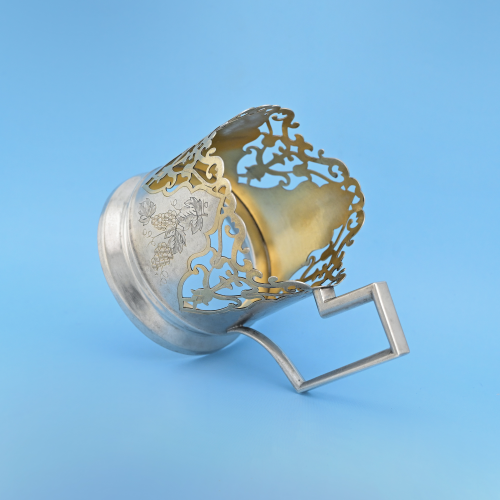 Подстаканник серебро 875 проба СССР