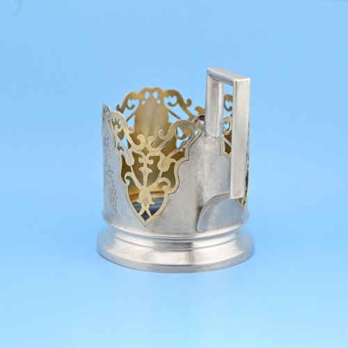 Подстаканник серебро 875 проба СССР