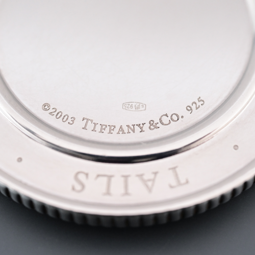 Монета фишка Heads or Tails серебро 925 Tiffany